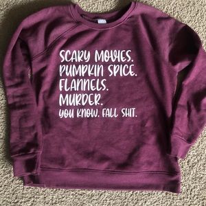 Maroon Fall 🍁 sweatshirt